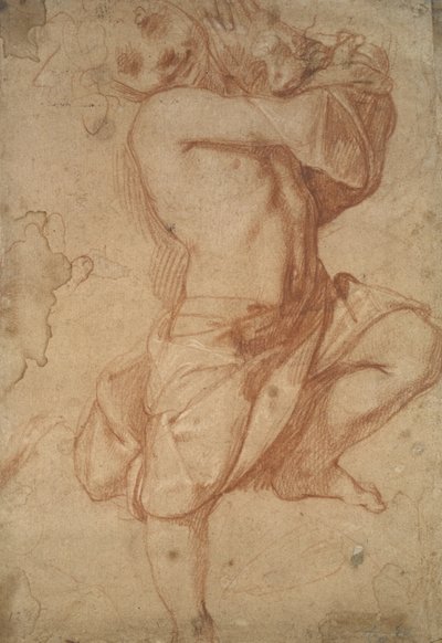 Niño semidesnudo de Annibale Carracci